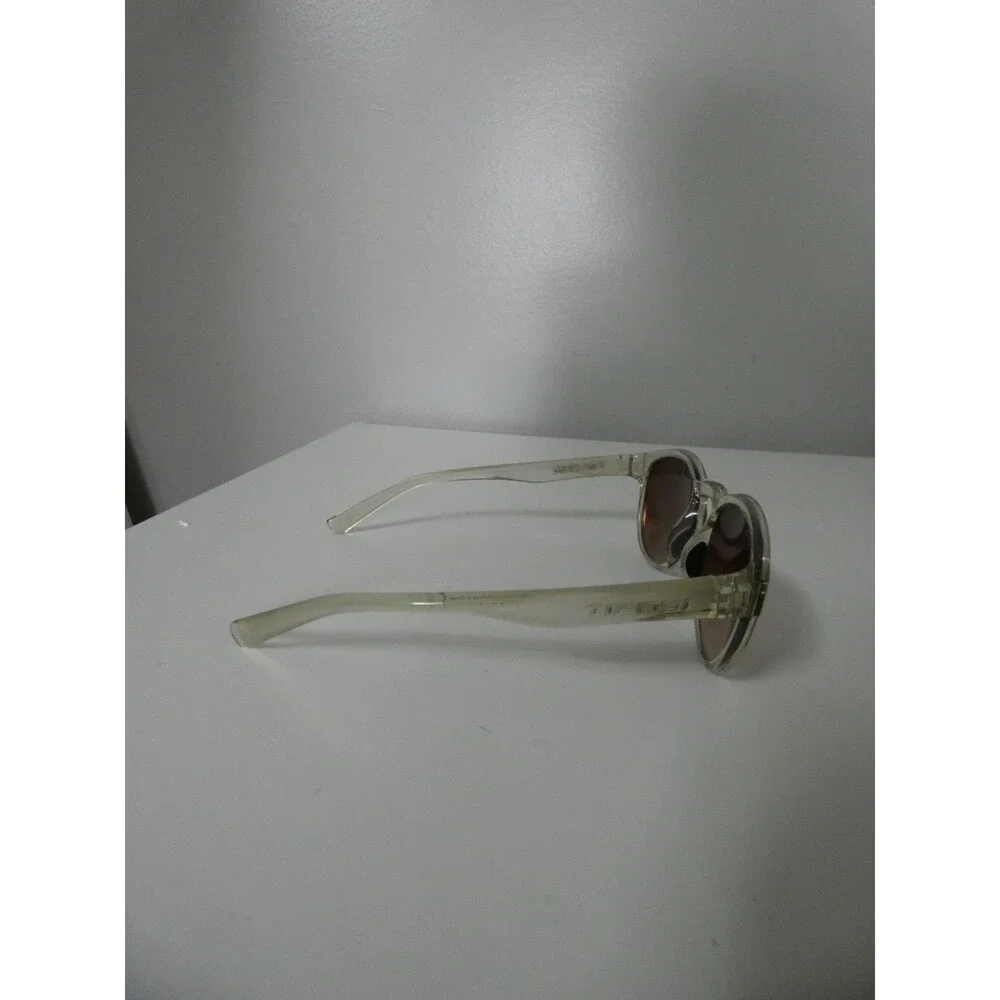 VTG Tifosi Clear Frame Sunglasses Round Brown Lens Thrive SWANK Cycling Golf